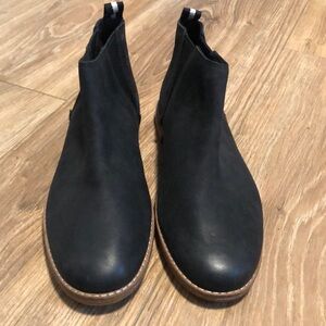 Sperry‎ Maya Lani Women's Black Leather Ankle Boots (chelsea boots style) Size 8